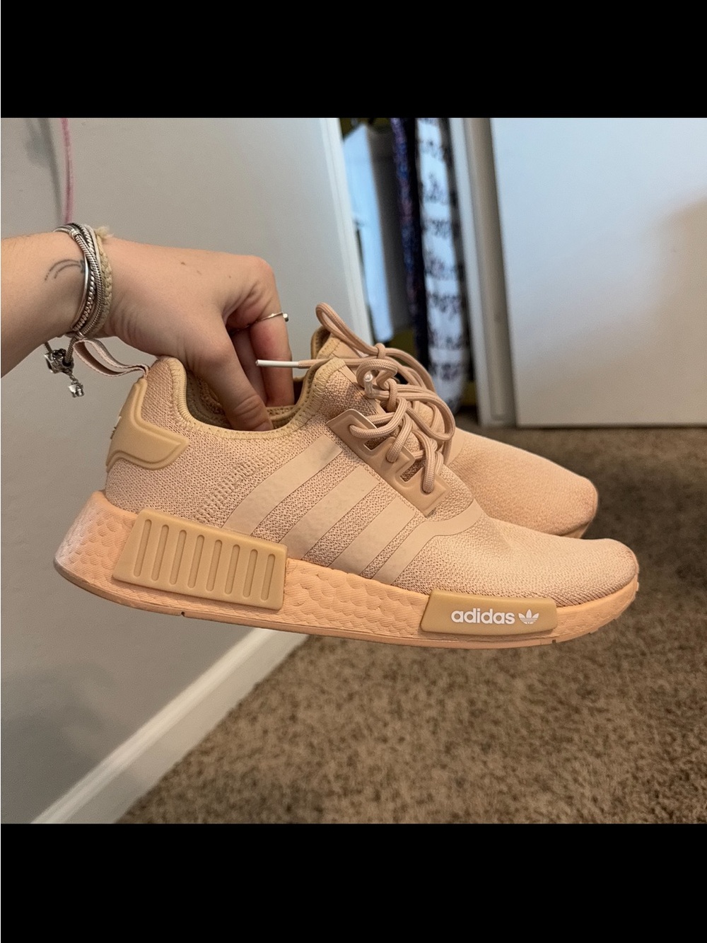 Adidas NMD Sneakers in Salmon Pink Color